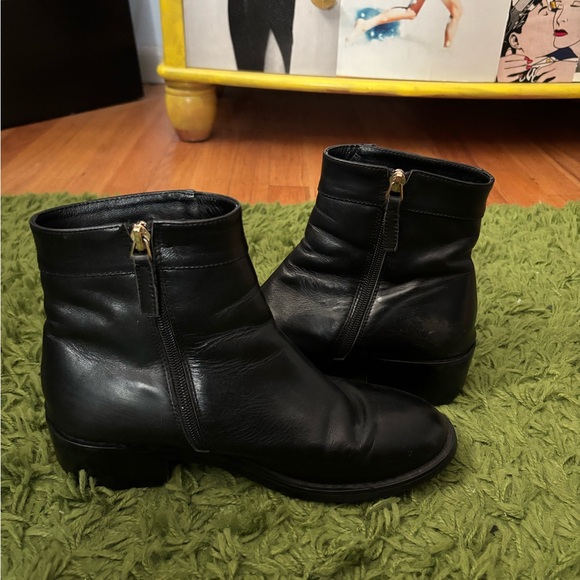 AUTHENTIC Black Chanel Ankle Boots Size 40 - Picture 6 of 7